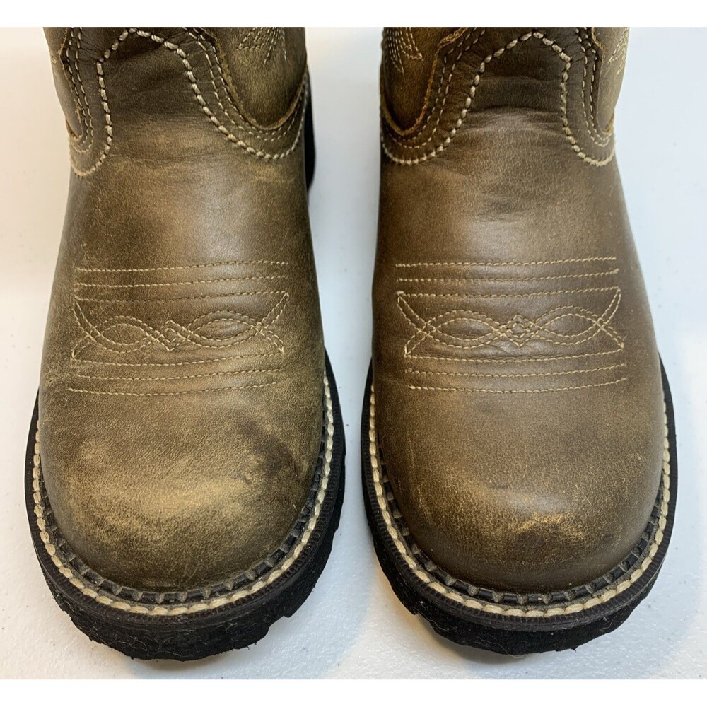 Ariat Fatbaby Western Boots Womens 8 14729 Brown Leather - Picture 7 of 14